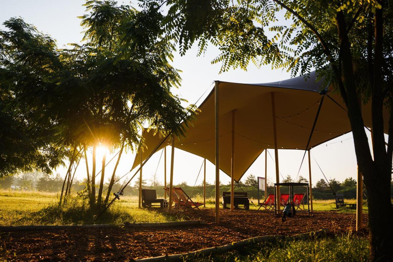 Hotel Camping @ Nogometni Golf Laibach Exterior foto